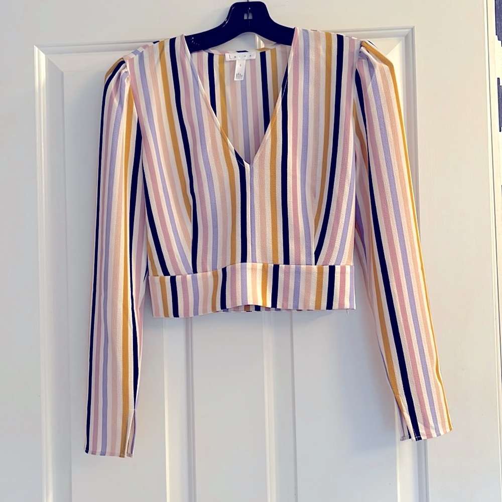 Striped Crop Top